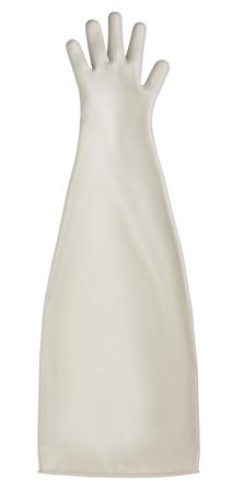 85302110 Ansell AlphaTec 85-302 White Polyethylene Chemical Resistant Work Gloves, Size 11