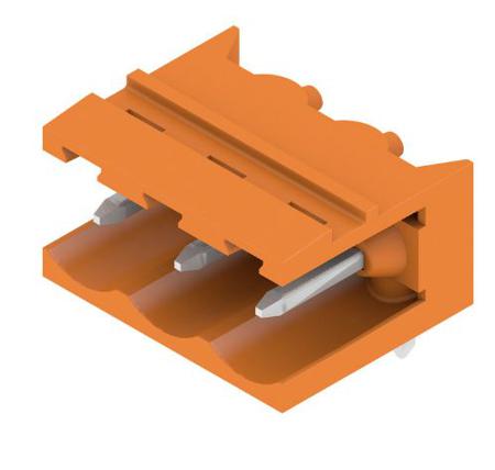 1146740000 Weidmuller, 5.08mm Pitch, OMNIMATE SL, 3 Way, Right Angle, Pluggable Terminal Block, Header, Through Hole, Solder
