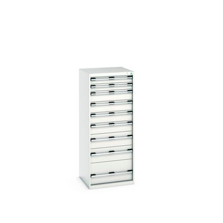 40019154-16V Bott 9 Cabinet, Steel, 1600mm x 650mm x 650mm, Light Grey