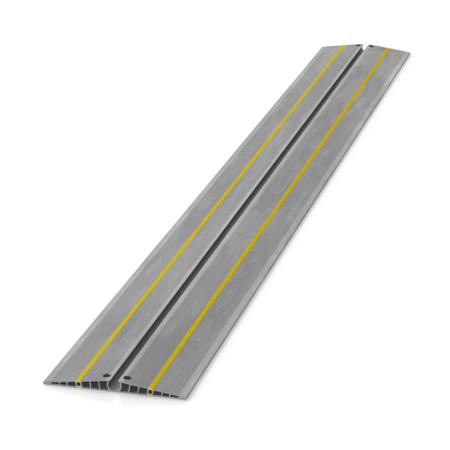 137-625 RS PRO 2m Grey/Yellow EV Cable Cover, 18mm Inside dia.