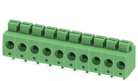 1792944 Phoenix Contact PTS 1.5/10-5.0-H Series PCB Terminal Block, 10-Contact, 5mm Pitch, Through Hole Mount, 1-Row, Spring