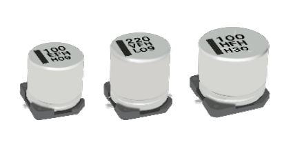 EEEFH1C331L Panasonic 330μF Aluminium Electrolytic Capacitor 16V dc, Surface Mount -