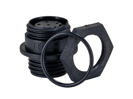 PX0412/06S Bulgin Circular Connector, 6 Contacts, Front, Miniature Connector, Socket, Female, IP68, Buccaneer 400 Series
