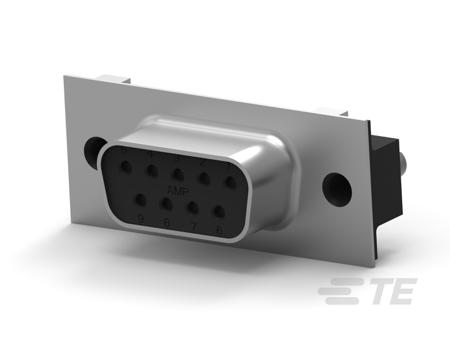 2-747706-0 TE Connectivity 2-747 9 Way Vertical Board Mount D-sub Connector Receptacle, 2.74mm Pitch, with 4-40 Retention