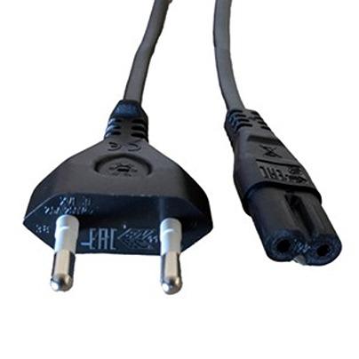 558-923 RS PRO Straight IEC C7 Socket to Straight Plug Power Cord, 1.8m