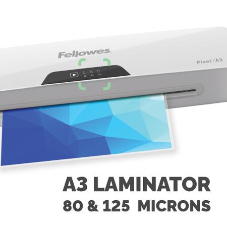 5602401 Fellowes Pixel A3 Hot A3 Laminator Grey/White
