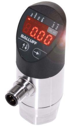 BSP-V010-EV002-A02S1B-S4 BALLUFF Pressure Sensor, IO-Link, 10bar Max Pressure Reading , 18 → 36 V dc, G1/4, IP67