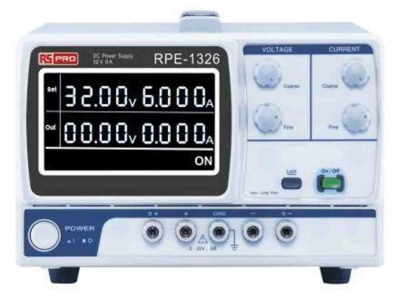122-5038 RS Pro Digital Bench Power Supply, 1 Output 0 → 32V 0 → 6A 192W