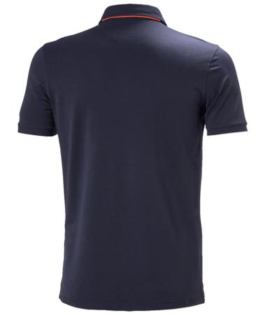79248_591-L Helly Hansen Kensington Tech Navy Polyamide Polo Shirt, UK- L, EUR- L