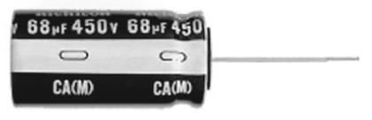 UCA2C470MHD Nichicon 47μF Electrolytic Capacitor 160V dc, Through Hole -