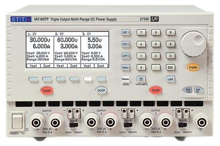 MX180T Aim-TTi  Digital Bench Power Supply, 3 Output 0 → 12 V, 0 → 120 V, 0 → 60 V
