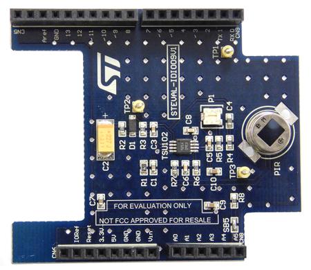 STEVAL-IDI009V1 STMicroelectronics PIR Sensor Expansion Board for Murata IRA-E700ST0 STM32 Nucleo