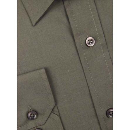 137-0486 RS Pro Grey Men's Cotton, Polyester Long Sleeved Shirt, UK- 15, EUR- 38