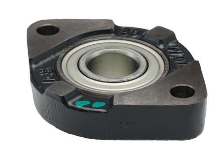 FLCTE20-XL 2 Hole Flanged Bearing Unit, , 20mm ID