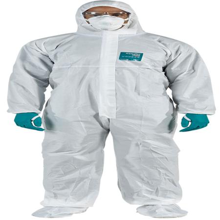 WH18T-00122-05 Ansell White Coverall, EN 1073-2, EN 1149-5, EN 14126, XL