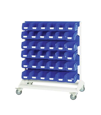 16917272.11V Bott Steel Rack Panel Trolley, 1000 x 550 x 1250mm