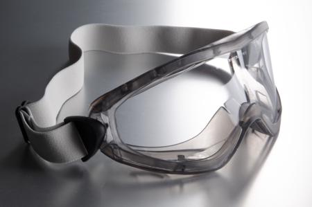 2890SA Clear Acetate Anti-Mist Safety Goggles, UV Protection