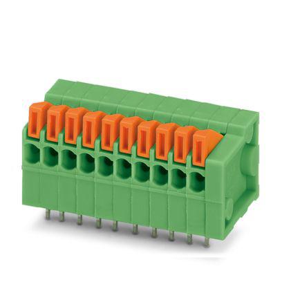 1792511 Phoenix Contact PCB Terminal Block, 2-Contact, 2.54mm Pitch, Wave Soldering, 1-Row, Push In Spring Termination