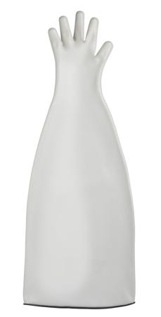 85600095 Ansell AlphaTec 85-600 White Rubber Chemical Resistant Work Gloves, Size 9.5