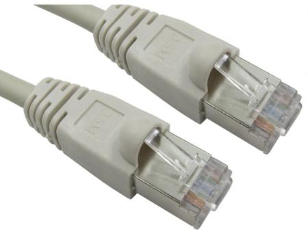 286-3226 RS PRO, 1m Cat6, Grey RJ45 to Male RJ45 Male, FTP Shielded, Terminated LSZH Sheath