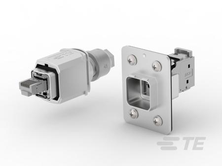 1-2120875-1 TE Connectivity 21208 Series Plug Ethernet Connector, Cable Mount, Cat6a 1 Port 1 -Way
