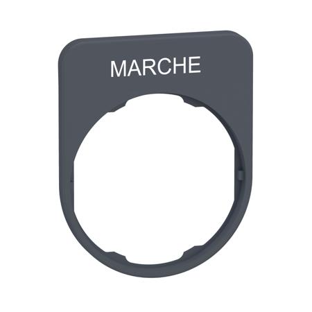 ZBYFP2103C0 Schneider Electric Legend Holder for Use with Push Button, MARCHE