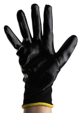 184-5996 RS PRO Nitrile-Coated Cut Resistant Gloves, Size 7, Black, Abrasion Resistant, Anti-Slip, General Purpose, Good