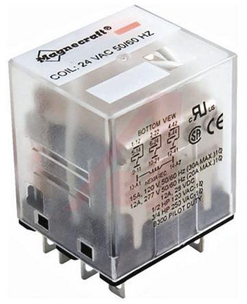 783XCXC-12D Schneider Electric 3PDT Plug In Non-Latching Relay, 12V dc Coil, 15 A