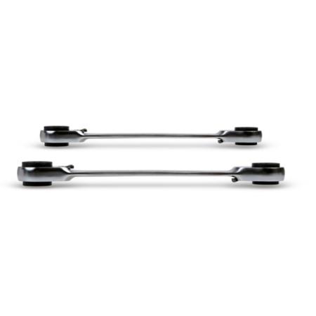 192/S2 BETA 2-Piece Ratchet Spanner Set, 8 x 10/12 x 13 mm, 16 x 17/18 x 19 mm, Chrome Vanadium