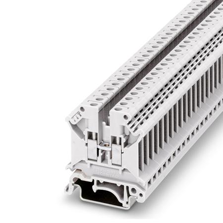 3007327 Phoenix Contact  UK 5 N WH Series White, 4mm², 1-Level, Screw Termination