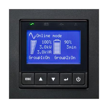 9PX3000IRTN-Eaton-9PX-3000i-RT2U-Netpack Eaton 100 → 276 (With Derating) V, 176 → 276 (Without Derating) V Input Rack Mount, Stand Alone