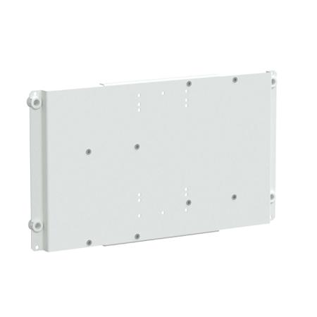 LVS03146 Schneider Electric PrismaSeT Series RAL 9003 Sheet Steel Mounting Plate, 250mm H, 600mm W for Use with PrismaSeT