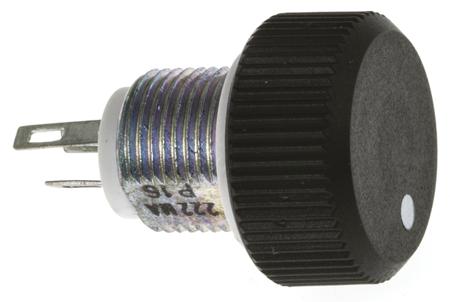 P16NP222MAB15 Vishay P16 2.2kΩ Rotary Potentiometer 1-Gang Panel Mount,