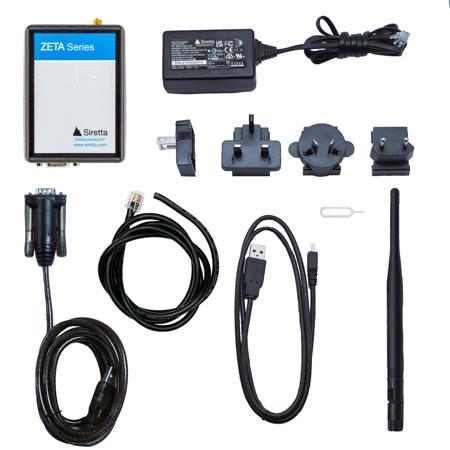 ZETA-N-LTE-EU---STARTER-KIT Siretta GSM & GPRS Modem ZETA-N-LTE(EU) STARTER KIT, 1800 (GSM, GPRS) MHz, 1800 (LTE) MHz, 2100 (LTE) MHz, 2100 (UMTS,