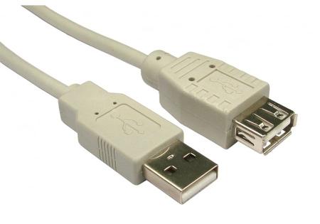 286-3290 RS PRO USB 2.0, Male USB A to Female USB A, 480Mbps, 0.5m