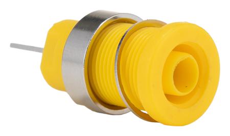 224-7428 RS PRO Yellow Female Banana Socket - Tab Termination, 1kV, 24A