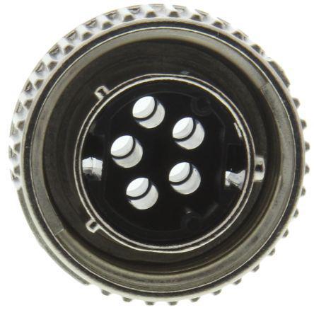 208720-1 TE Connectivity, 5 Pole Cable Mount Connector Plug, Male Contacts