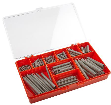 684-428 RS PRO Stainless Steel Extension Spring Kit, 128 Springs