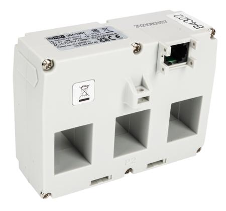 264-1001 RS PRO DIN Rail Mounted Current Transformer, 250A Input, 3 x 250A, 330 mV Output, 25 x 21mm Bore, 330 mV