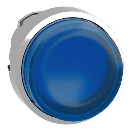 ZB4BH63 Schneider Electric Harmony XB4 Series Blue Illuminated Maintained Push Button Head, 22mm Cutout, IP67, IP69K