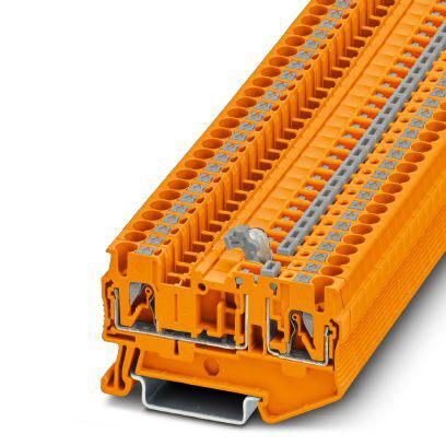 3212316 Phoenix Contact  PT 2,5-MT OG Series Orange, 2.5mm², Single-Level, Push In Termination
