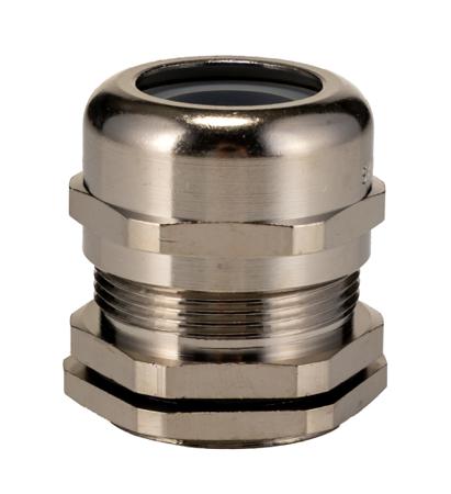 52003550+52015830 Lapp SKINTOP Series Metallic Nickel Plated Brass Cable Gland, PG29 Thread, 10.5mm min., 20mm max., IP68