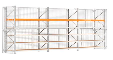 AXZHYBRSEC3027D2S Manorga Galvanised Sheet Steel Storage Rack System Shelving System