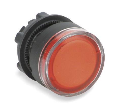 ZB5AW34 Schneider Electric Harmony XB5 Series Red Illuminated Momentary Push Button Head, 22mm Cutout, IP66, IP67, IP69K