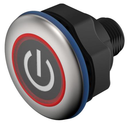 84-ACKS-B14-04BD EAO Capacitive Switch NO,Illuminated, Green, IO-Link, IP69K