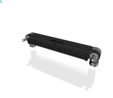 MHDAS2M060YCE11 Amphenol Socapex MHDAS Series Right Angle PCB PCB Header, 60 Contact(s), 1.27 mm Pitch, 2 Row, Shrouded