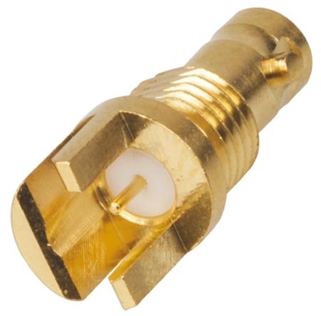 034-1018 Amphenol RF HD-BNC Series, Jack Edge Mount HD-BNC Connector, 75Ω, Edge Mount Termination, Straight Body