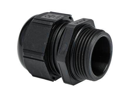 54115230 5411 Series Black Polyamide Cable Gland, M25 Thread, IP66, IP68