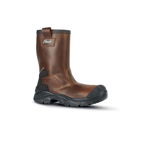0RR40384-39 UPower ALASKA Men's Brown Composite Toe Capped Safety Boots, UK 6, EU 39