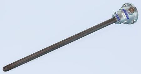 R7-902-OF Reckmann Type K Thermocouple 710mm Length, 22mm diameter, -270°C → +1370°C